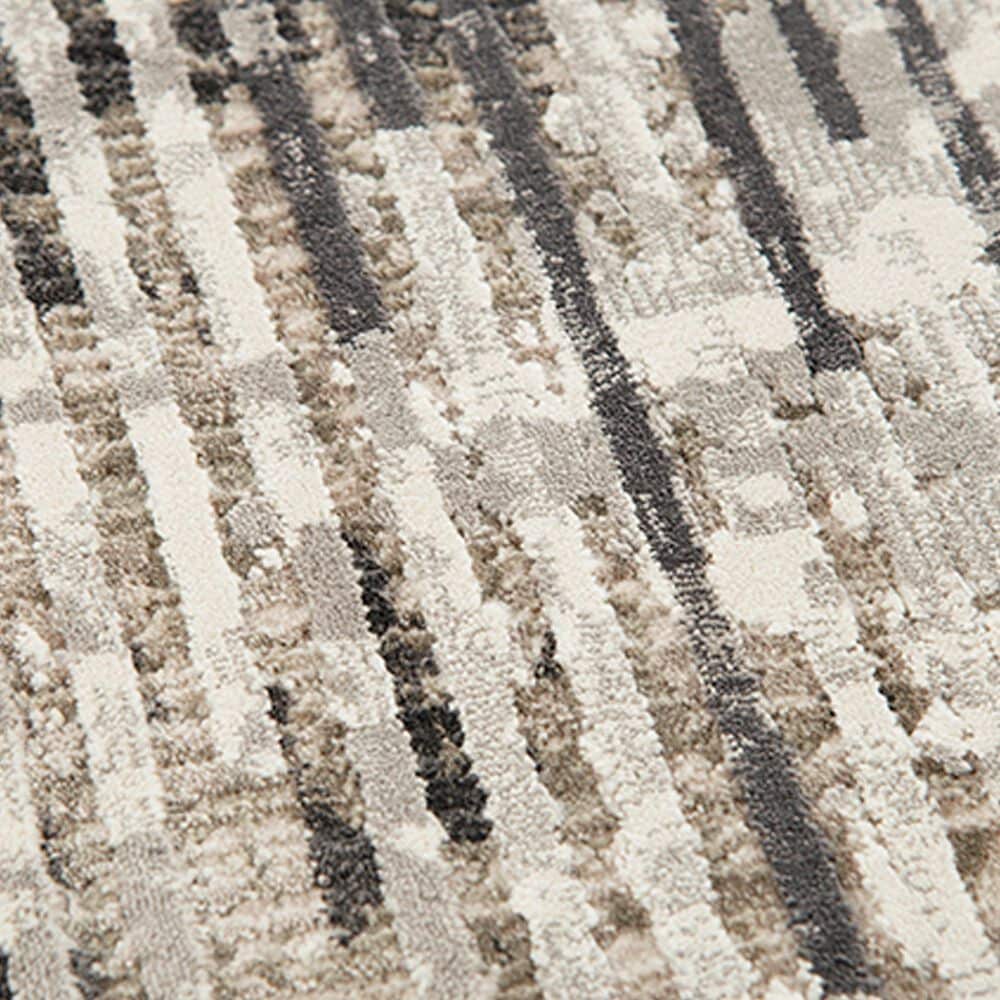 RIZZY Calabria 5&#39;3&quot; x 7&#39;6&quot; Gray, Black and Neutral Area Rug, , large