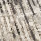 RIZZY Calabria 5"3" x 7"6" Gray, Black and Neutral Area Rug, , large