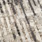 RIZZY Calabria 5"3" x 7"6" Gray, Black and Neutral Area Rug, , large