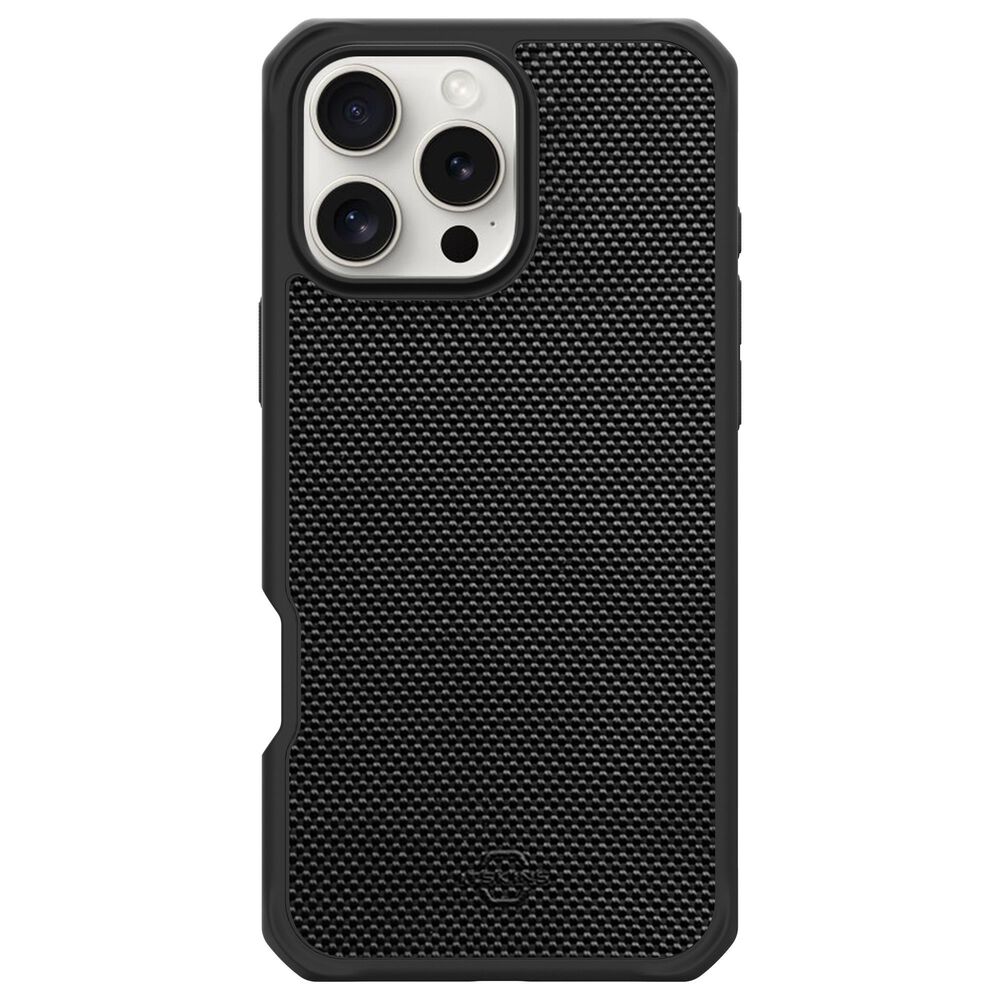 ITSkins Ballistic R Nylon MagSafe Case for Apple iPhone 16 Pro Max in Black, , large