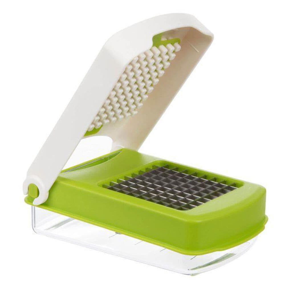 Progressive Compact Veggie Chopper in Green and White, , large