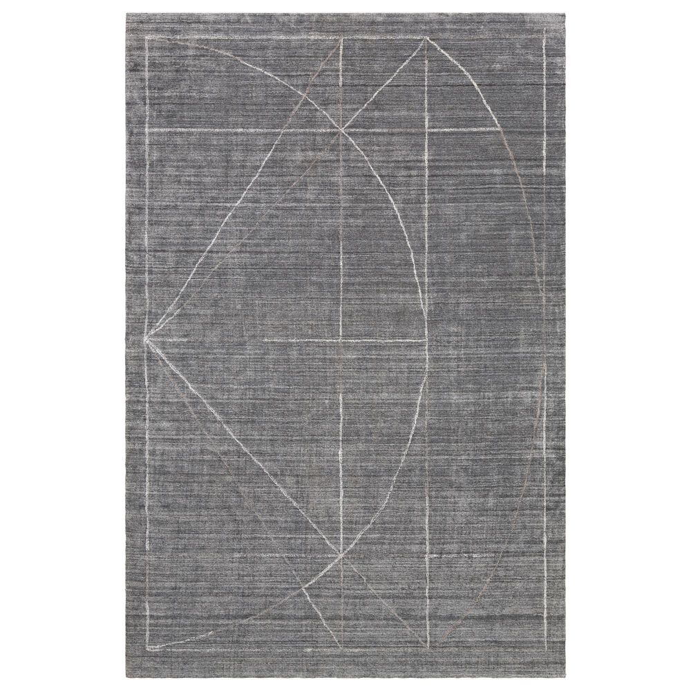 Surya Hightower 2" x 3" Gray, Charcoal, White and Taupe Area Rug, , large