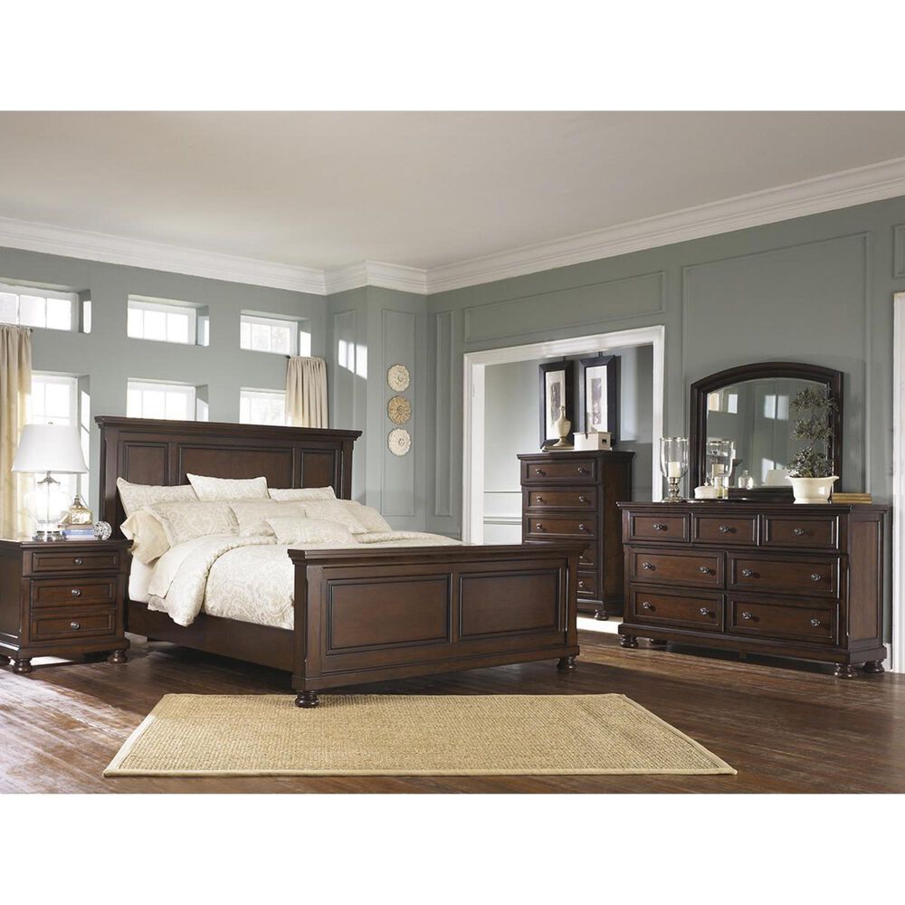 Millennium Porter 7 Drawer Dresser in Burnished Brown, , large