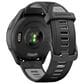 Garmin Forerunner 265 Smartwatch 46mm Black Bezel Case with Black and Powder Gray Silicone Band, , large