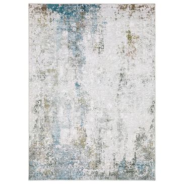 Oriental Weavers Malibu 2" x 3" Ivory and Blue Area Rug, , large