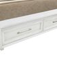 Sasha Lee King Storage Bed in Brushed White, , large