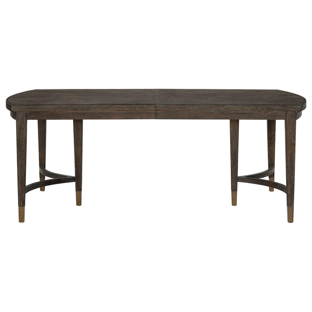 Universal Furniture Montclair Cocoa Dining Table in Medium Brown and Smoked Gold, , large
