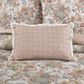 J. Queen New York Janessa 13" x 21" Lumbar Pillow in Spice and White, , large