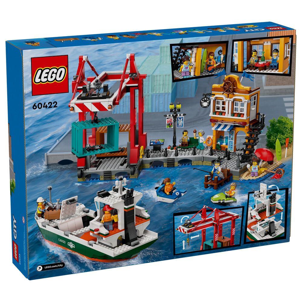 LEGO City Seaside Harbor with Cargo Ship, , large