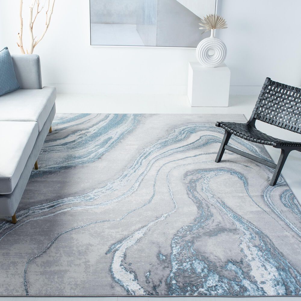 Safavieh Orchard  10&#39; x 14&#39; Grey and Blue Area Rug, , large
