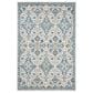 Safavieh Evoke EVK224C 11" x 15" Ivory and Light Blue Area Rug, , large