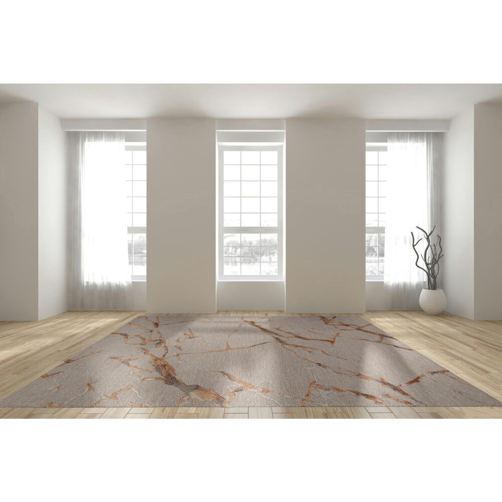 Jaipur Fragment Shattered Gray 12' x 15' Area Rug, , large