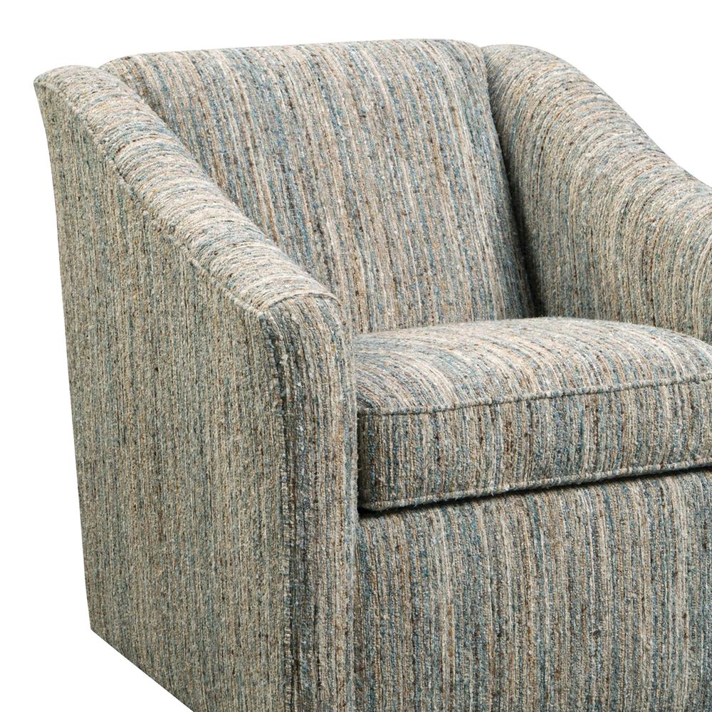 Hickorycraft Furniture Macinaw Swivel Chair in Blue, , large
