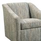 Hickorycraft Furniture Macinaw Swivel Chair in Blue, , large