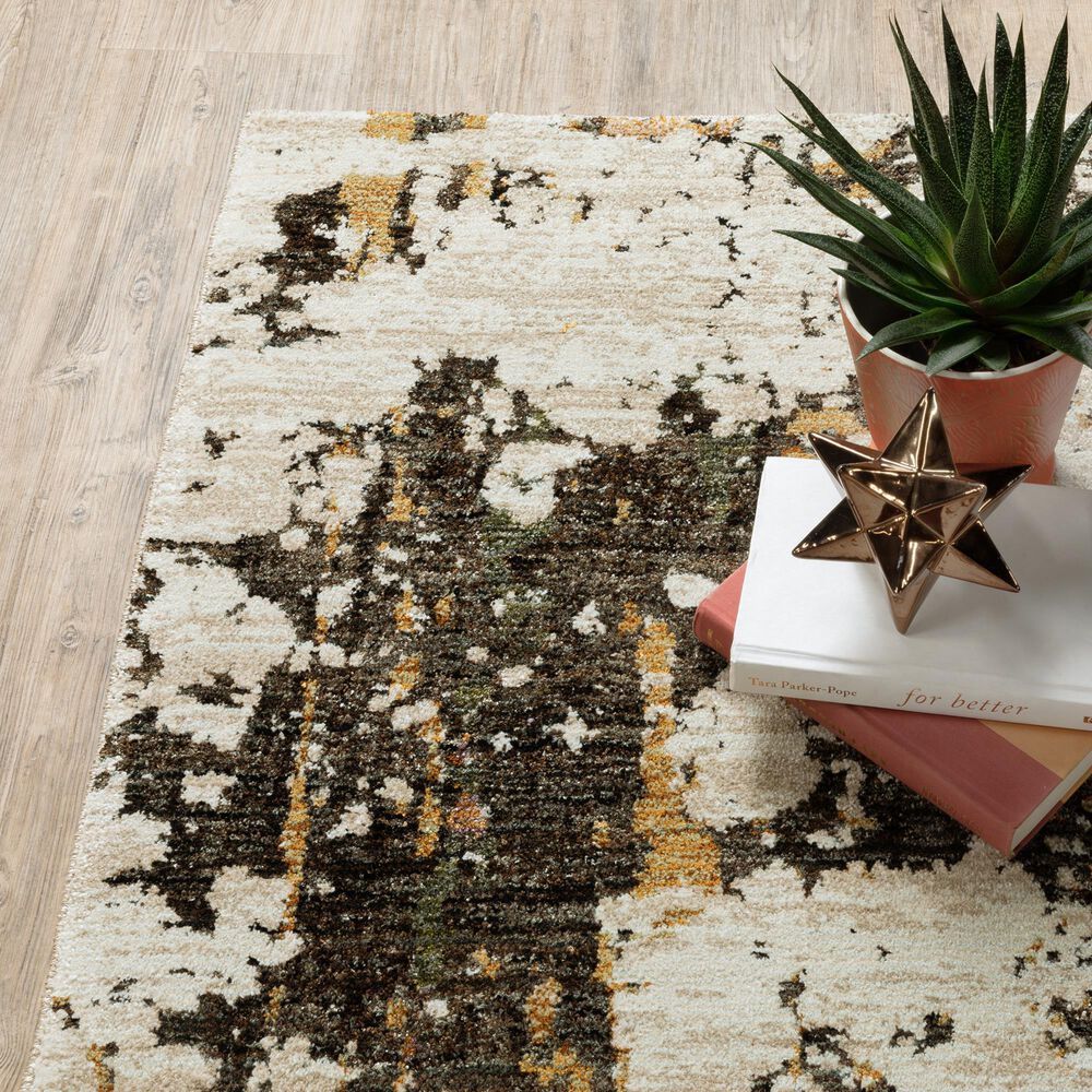 Oriental Weavers Evolution Beige 5&#39;3&quot; x 7&#39;3&quot; Area Rug, , large