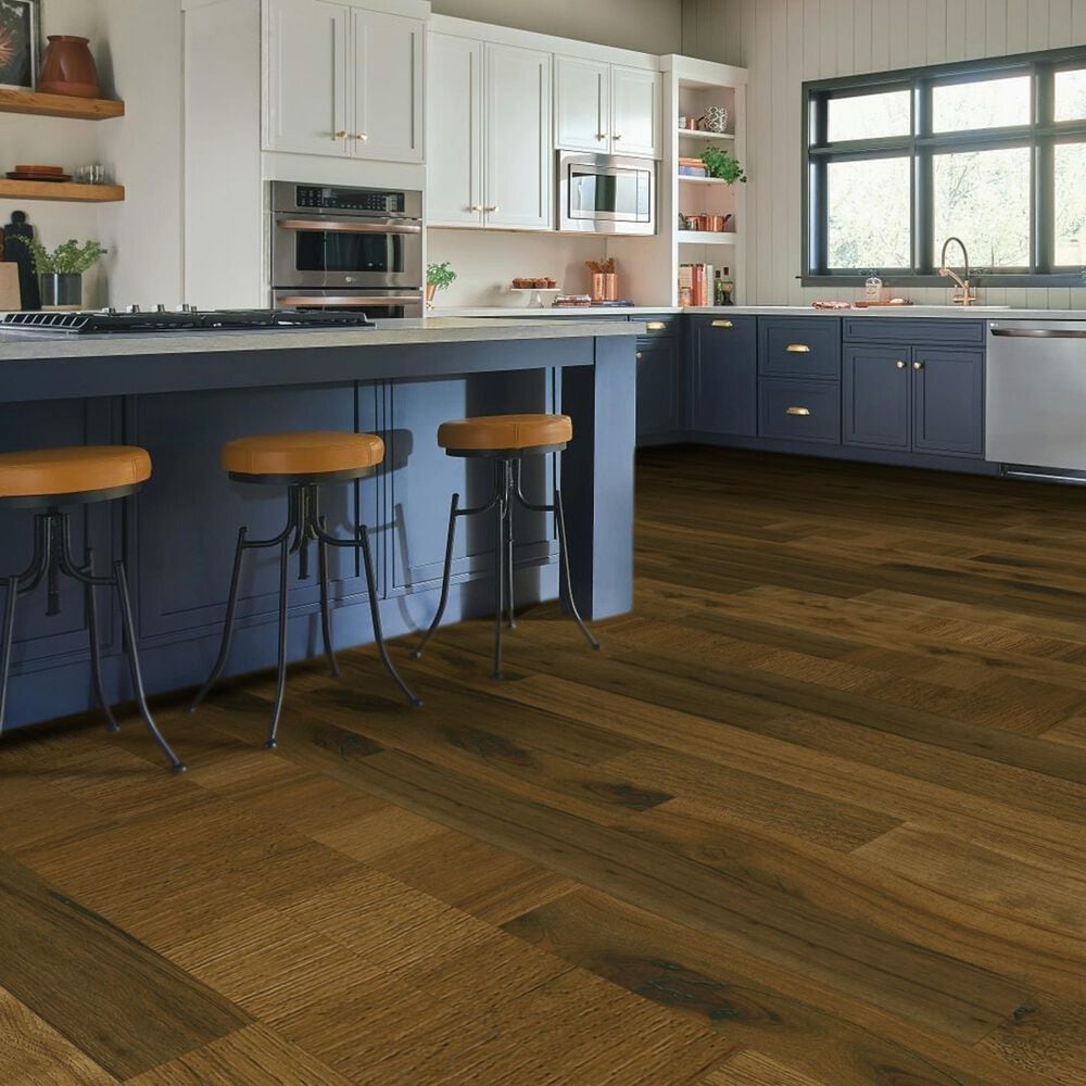 Hartco TimberBrushed Gold Deep Etched Timber Mill Hickory Engineered Hardwood, , large