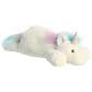 Aurora Snoozles 18" Unicorn Plush in White, , large
