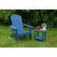 Hearth and Haven Outdoor Lounge Chair with Cup Holder in Navy Blue, , large