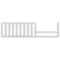 Evolur Lourdes Toddler Guard Rail in Greyhound, , large