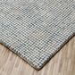 L&R Resources Criss Cross Ivory and Stone Blue 10" x 14" Area Rug, , large