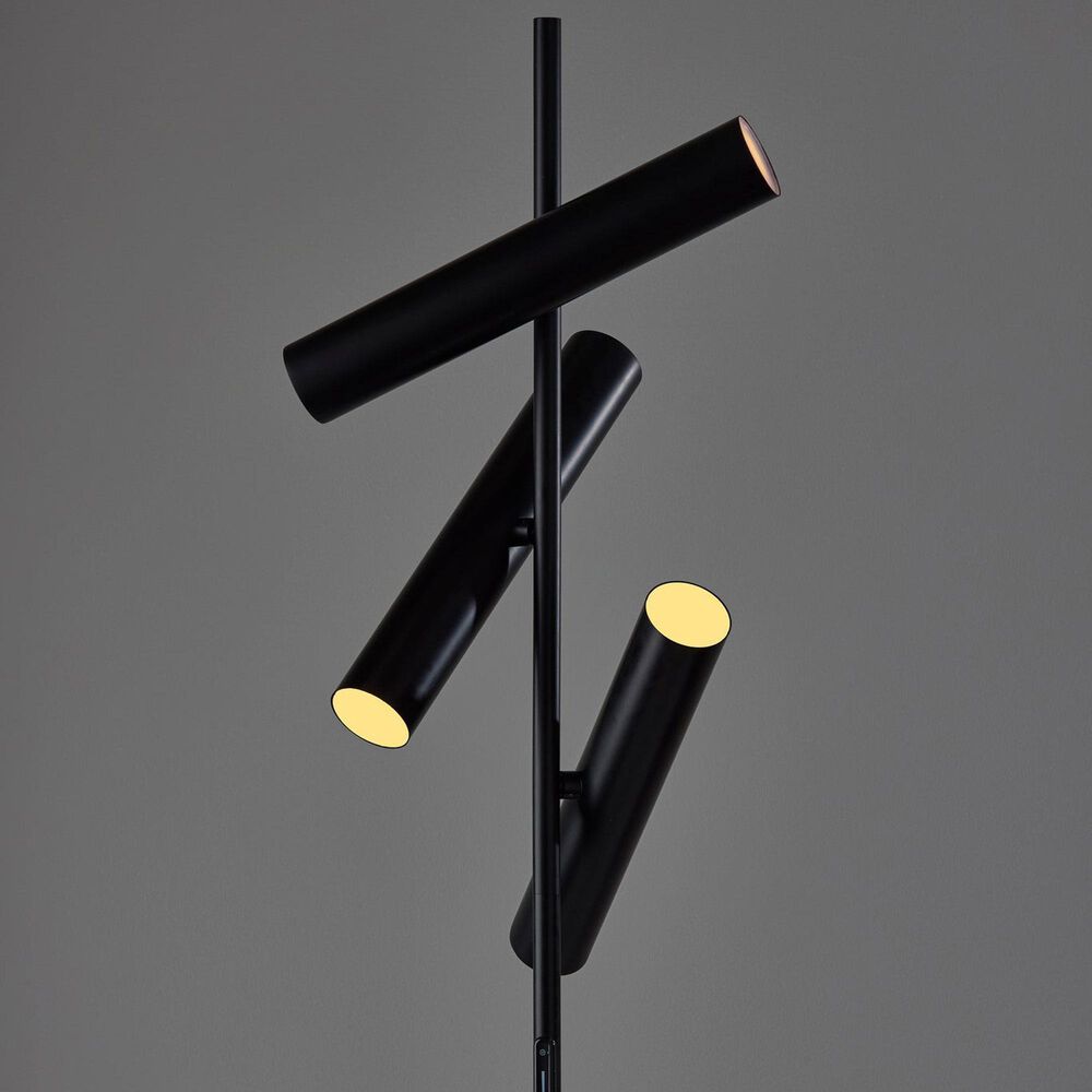 Adesso Greer Floor Lamp in Black, , large