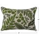 Teak Interiors Botanist 16" x 24" Lumbar Throw Pillow in Green and Natural, , large