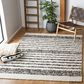 Safavieh Natura NAT329Z 3" x 5" Black and Ivory Area Rug, , large