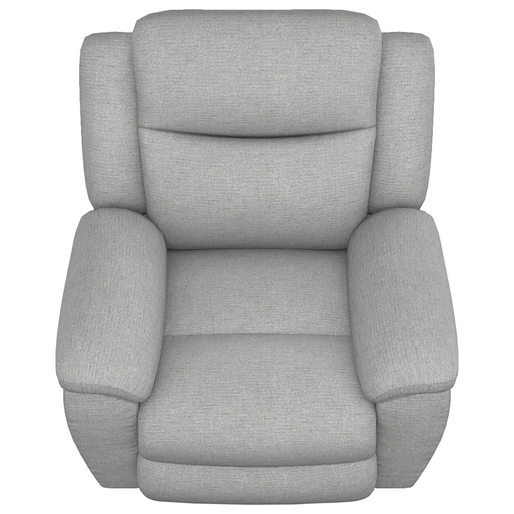 La-Z-Boy Joel Manual Rocker Recliner with Swivel Base in Nora Oyster
