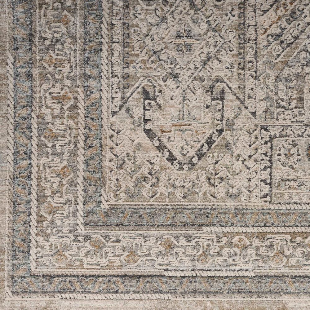 Nourison Lynx 12&#39; x 15&#39;9&quot; Ivory, Grey and Blue Area Rug, , large