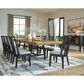 Ashley Galliden Extension Dining Table in Black and Brown - Table Only, , large