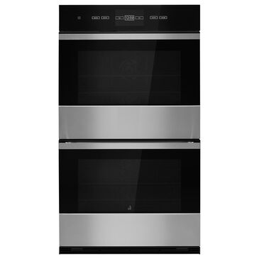 Jenn-Air Noir 30" Double Electric Wall Oven with V2 Vertical Dual-Fan Convection in Stainless Steel and Black, , large