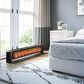 Classic Flame Duraflame 1500-Watt Electric Baseboard Space Heater with Thermostat and Remote Control, , large