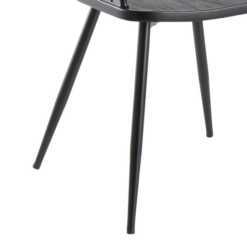Lumisource Winston Arm Chair in Black, , large