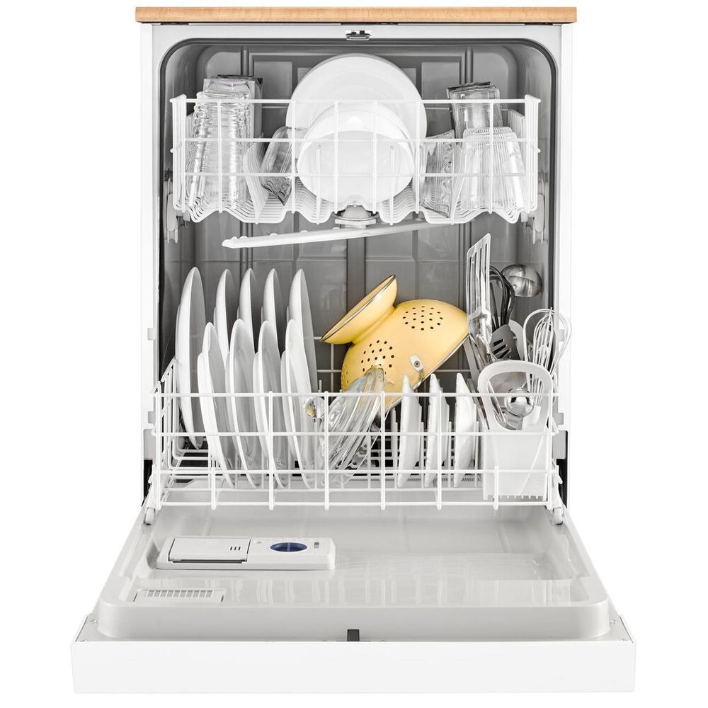 Whirlpool Portable Heavy-Duty Dishwasher with1-hour Wash Cycle in White, , large