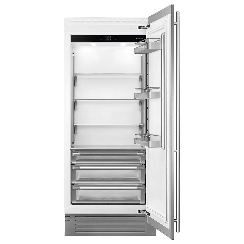 SMEG 21.54 Cu. Ft. Column Refrigerator in Stainless Steel, , large