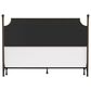 Richlands Furniture McArthur King Metal and Upholstered Poster Bed in Brown and Bronze, , large