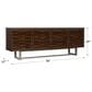 Hooker Furniture 78" Entertainment Console in Dark Gray and Antique Bronze, , large