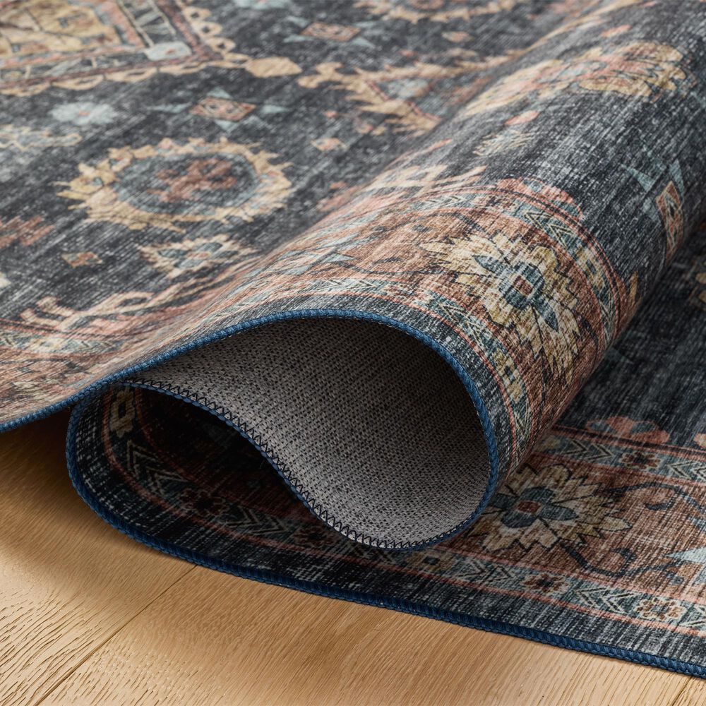 Loloi II Anniston Denim and Sunset 9&#39; x 12&#39; Area Rug, , large