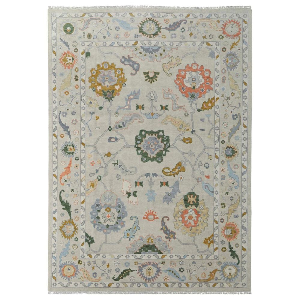 Feizy Karina 3"6" x 5"6" Gray and Multicolor Area Rug, , large
