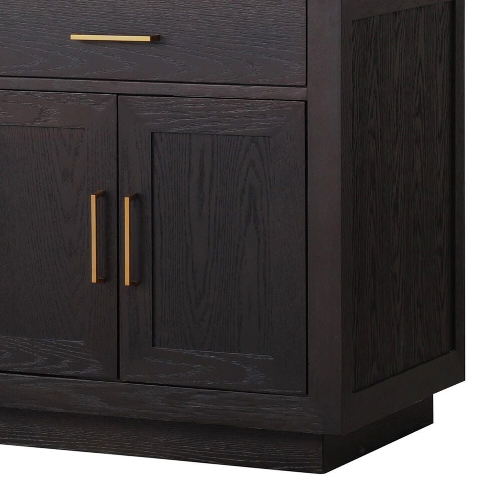 Lexora Home Abbey 80&quot; Double Bathroom Vanity in White Oak with 2 cm White Quartz Top, Rectangular Sinks and 30&quot; Mirrors, , large