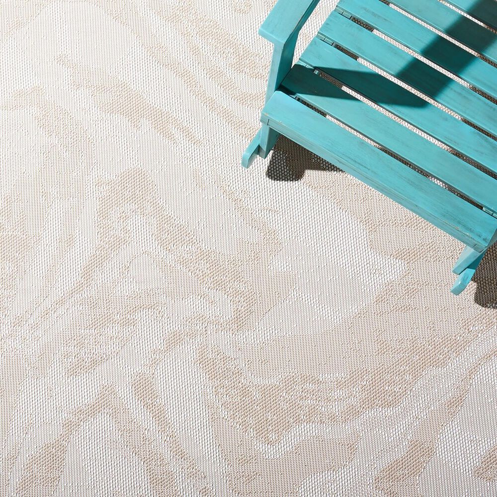 Safavieh Martha Stewart Cyprus Abstract 4&#39;5&quot; x 6&#39;5&quot; Ivory and Beige Area Rug, , large