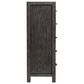 Nicolette Home Plum Creek 5 Piece Queen Panel Bedroom Set in Ravenwood Black, , large