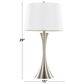 LumiSource Lenuxe 29" Metal Table Lamp with Off-White Linen Shade in Matte Golden Bronze (Set of 2), , large
