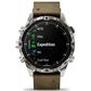 Garmin MARQ Adventurer Edition (Gen 2) Smartwatch 46 mm Damascus Steel Case with Brown Band, , large