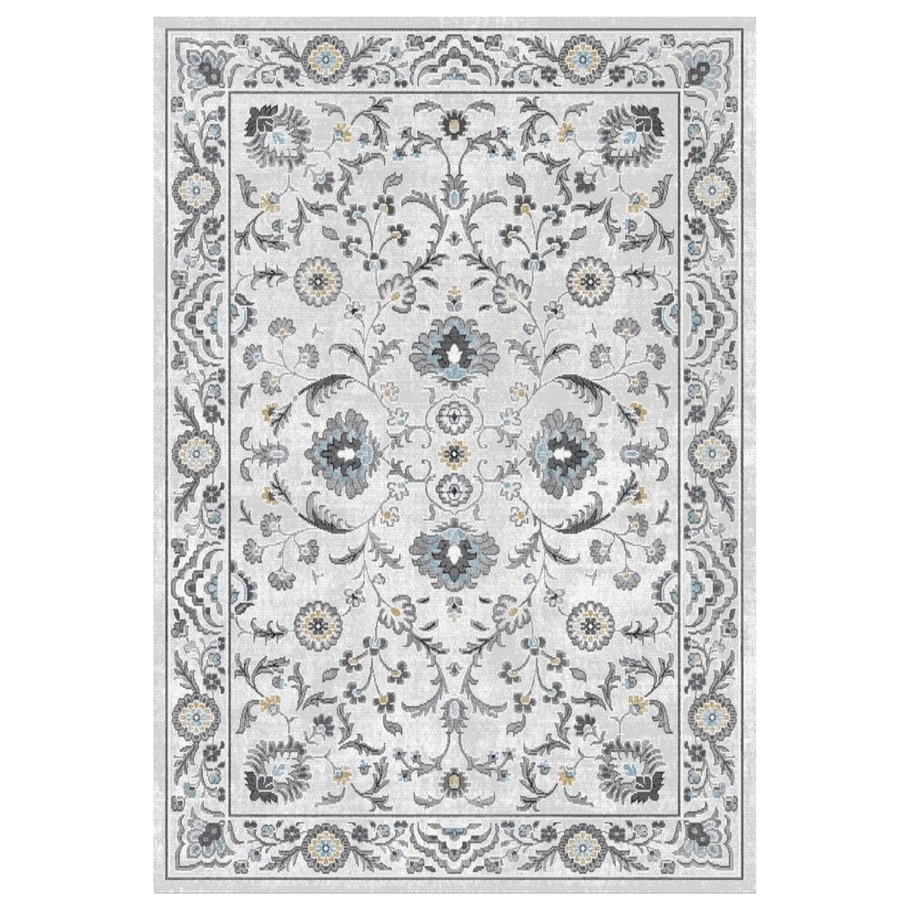 Central Oriental Sientan Wynteri 2520.259 3'1" x 5'3" Cream and Light Grey Area Rug, , large