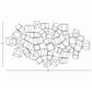 Maple and Jade 48" x 27" 3D Layered Wire Cube Geometric Home Wall Decor in Matte Black, , large