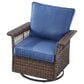 Sunwell Garden 5-Piece Patio Conversation Set with Swivel Chairs in Navy, , large