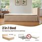 HOMLUX Plush Queen Mattress with Beige Headboard, , large