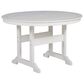Ashley Crescent Luxe Round Dining Table in White, , large