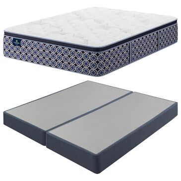 Serta Perfect Sleeper Select Leawood Plush Pillow Top King Mattress with High Profile Box Springs, , large